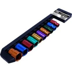 Autojack 1/2 SQ Drive 10pc Metric Professional Socket Set