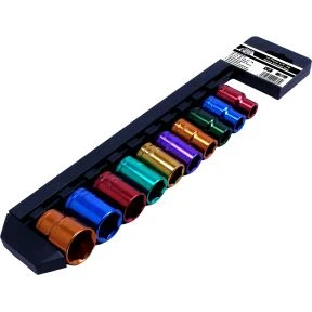 Autojack 1/2 SQ Drive 10pc Metric Professional Socket Set 1 Autojack 1/2 SQ Drive 10pc Metric Professional Socket Set