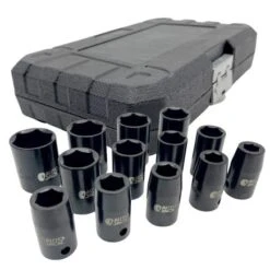 Autojack 13 Piece 1/2" Sq. Drive Metric Impact Socket Set -Home Tools Shop 13pc 2
