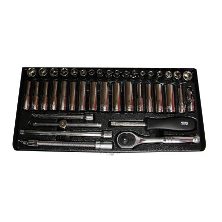 Autojack 41 Piece 1/4" Sq Drive Metric / Imperial Socket Set 3 Autojack 41 Piece 1/4" Sq Drive Metric / Imperial Socket Set - Image 3
