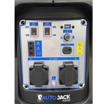 Autojack Petrol Generator Quiet Portable Suitcase Camping Inverter 1800W 2 Autojack Petrol Generator Quiet Portable Suitcase Camping Inverter 1800W - Image 2