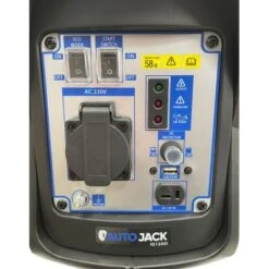 Autojack Petrol Generator Quiet Portable Suitcase Camping Inverter 1200W -Home Tools Shop 6 ig1200