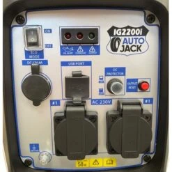 Autojack Petrol Generator Quiet Portable Suitcase Camping Inverter 2200W -Home Tools Shop 9 ig2200