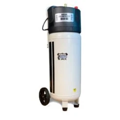 Autojack Portable 50 Litre Air Compressor Oil Free Vertical Tan 230V