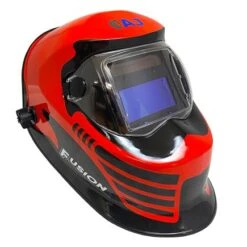 Autojack Auto Darkening Welding Helmet 9-13 RED
