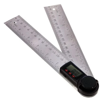 Lumberjack Digital LCD Angle Finder Stainless Steel Rule Trend 200mm Ruler 360 Degree Gauge 1 Lumberjack Digital LCD Angle Finder Stainless Steel Rule Trend 200mm Ruler 360 Degree Gauge