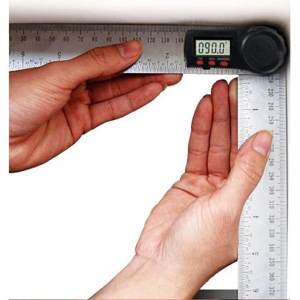 Lumberjack Digital LCD Angle Finder Stainless Steel Rule Trend 200mm Ruler 360 Degree Gauge 4 Lumberjack Digital LCD Angle Finder Stainless Steel Rule Trend 200mm Ruler 360 Degree Gauge - Image 4