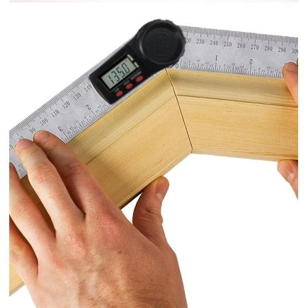 Lumberjack Digital LCD Angle Finder Stainless Steel Rule Trend 200mm Ruler 360 Degree Gauge 5 Lumberjack Digital LCD Angle Finder Stainless Steel Rule Trend 200mm Ruler 360 Degree Gauge - Image 5