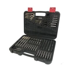 Lumberjack 150 Piece Drill Bit Set HSS Masonry Wood Screwdriver Bits