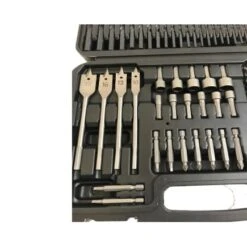 Lumberjack 150 Piece Drill Bit Set HSS Masonry Wood Screwdriver Bits -Home Tools Shop DBS1504