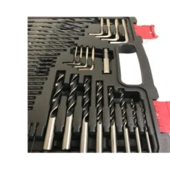 Lumberjack 150 Piece Drill Bit Set HSS Masonry Wood Screwdriver Bits -Home Tools Shop DBS1505