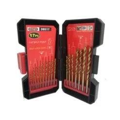 Lumberjack 17 Piece Drill Bit Set HSS Masonry Metal Bits