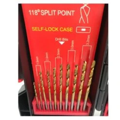 Lumberjack 17 Piece Drill Bit Set HSS Masonry Metal Bits -Home Tools Shop DBS1720 203