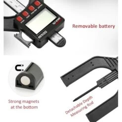 Lumberjack LCD Digital Height Depth Gauge Electronic Caliper Magnetic Ruler Tool 0- 85mm -Home Tools Shop DDG new4