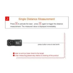 Autojack Handheld Digital Laser Point Distance Meter Tape Range Finder Measure 40m 131ft -Home Tools Shop DL40M NEW7