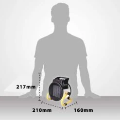 Autojack PTC Portable Electric Fan Heater Space Warmer 2kW -Home Tools Shop EFH2KW 07