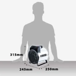 Autojack Portable Industrial Electric Fan Heater 3kW 15 Autojack Portable Industrial Electric Fan Heater 3kW -Home Tools Shop EFH3KW 07