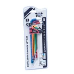Autojack Long Ball End Allen Hex Key Set 9pc Multi Coloured Tools -Home Tools Shop HKS9L 3 new1