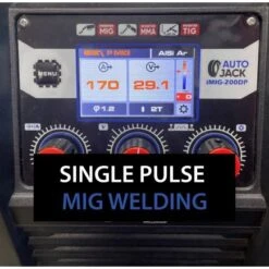 Autojack Professional Inverter Welder, Synergic, Pulsed MIG / MAG / MMA Welding Machine -Home Tools Shop IMIG 200DNEW10