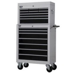 Autojack Portable Tool Trolley & Top Box With 16 Drawers