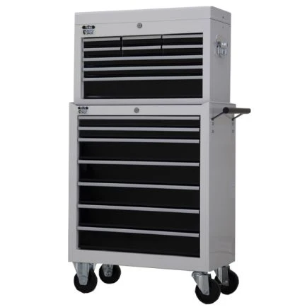 Autojack Portable Tool Trolley & Top Box With 16 Drawers 1 Autojack Portable Tool Trolley & Top Box With 16 Drawers