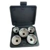 Autojack 5 Piece Oil Filter Set 3/8" Dr 24, 27, 32, 36, 38mm Removal Tool Case