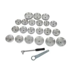 Autojack 23pcs Oil Filter Removal Cap Cup Wrench Socket Tool Kit Compatible For BMW VW Universal -Home Tools Shop OFW23P 3
