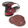 Lumberjack Random Orbital Sander 350W 125mm 5" With Dust Box & Sanding Discs Electric 240v