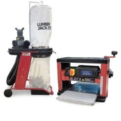 Home Tools Shop 15 Lumberjack Bench Top Thicknesser & 75L Dust Extractor Collector