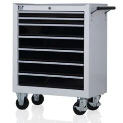 Autojack Portable Tool Trolley Workshop Cabinet With 7 Drawers