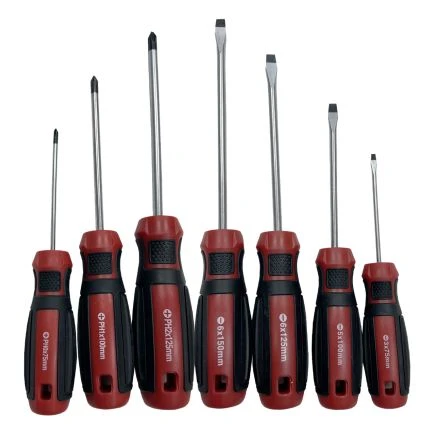 Lumberjack 7 Piece Magnetic Tipped Screwdriver Set 1 Lumberjack 7 Piece Magnetic Tipped Screwdriver Set