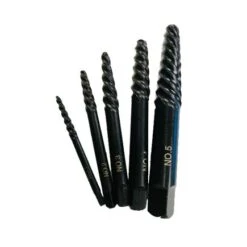Autojack 5 Piece Screw Extractor Set Damaged Screw Remover Tools -Home Tools Shop SES5 003