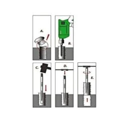 Autojack 5 Piece Screw Extractor Set Damaged Screw Remover Tools -Home Tools Shop SES5 4