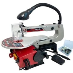 Lumberjack 16" Variable Speed Scroll Saw With LED Light Flexi Shaft & Foot Pedal