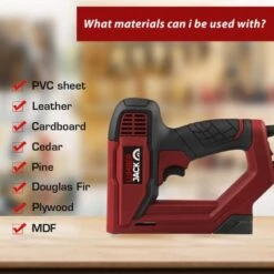 Lumberjack 2 In 1 Electric Staple And Nail Gun Stapler & Nailer Tacker -Home Tools Shop TAC18G 2