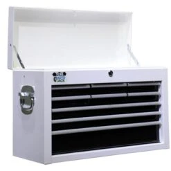 Autojack Top Box Tool Storage Chest Cabinet With 9 Drawers