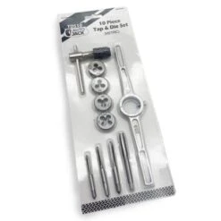 Autojack 10 Piece Metric Tap & Die Set Thread Screw Tool -Home Tools Shop TDS10 2