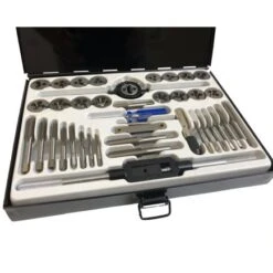 Autojack Metric Tap & Die Set 40 Piece Split Dies Wrench Kit -Home Tools Shop TDS40 3