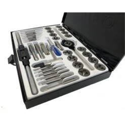 Autojack Metric Tap & Die Set 40 Piece Split Dies Wrench Kit -Home Tools Shop TDS40 4