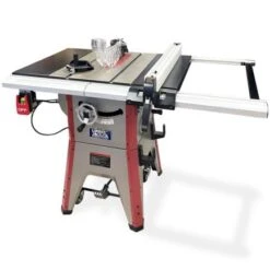 Home Tools Shop 19 Lumberjack 10" Cast Iron Table Saw With Professional Wheel Kit 1800W