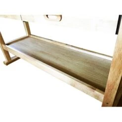 Lumberjack Heavy Duty Solid Wooden Woodworking Work Bench 4 Drawers & Vice -Home Tools Shop WB4D 5