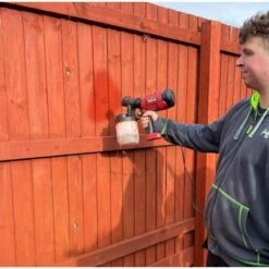 Lumberjack Electric Spray Paint Gun Painting Tool For Fence Walls & Indoor -Home Tools Shop action2SP