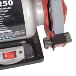 Lumberjack 6" Bench Top Grinder Sander With LED Light -Home Tools Shop bg250 new3