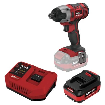 Lumberjack 20V Impact Driver 1x 4Ah Battery & Fast Charger 1 Lumberjack 20V Impact Driver 1x 4Ah Battery & Fast Charger