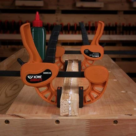 Lumberjack 300mm Fast Clamps Bar Spreader One Handed Quick Grip Set 6 Lumberjack 300mm Fast Clamps Bar Spreader One Handed Quick Grip Set - Image 6