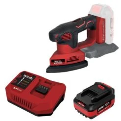 Lumberjack 20V Detail Sander 1x 4Ah Battery & Fast Charger