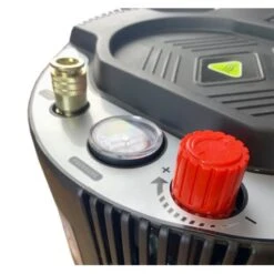 Autojack Portable 50 Litre Air Compressor Oil Free Vertical Tan 230V -Home Tools Shop newair50l 4