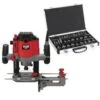 Lumberjack 1/2 Inch Plunge Router With 35 Piece Router Cutter Set 1/2 Inch