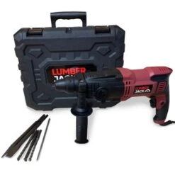 Lumberjack SDS Rotary Hammer Drill 850W With Drill Bits And Chisel Included