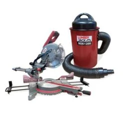 Lumberjack 10" Sliding Compound Mitre Saw With 1200W Dust Extractor